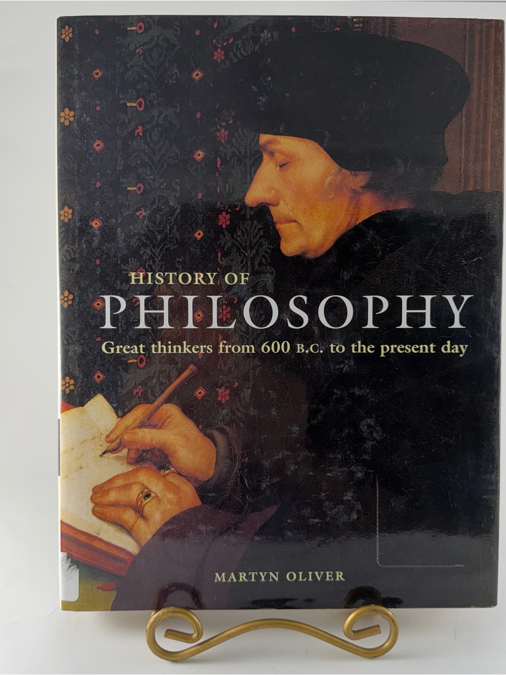 History of Philosophy Martyn Oliver Hardcover Illustrated Ex Library Book